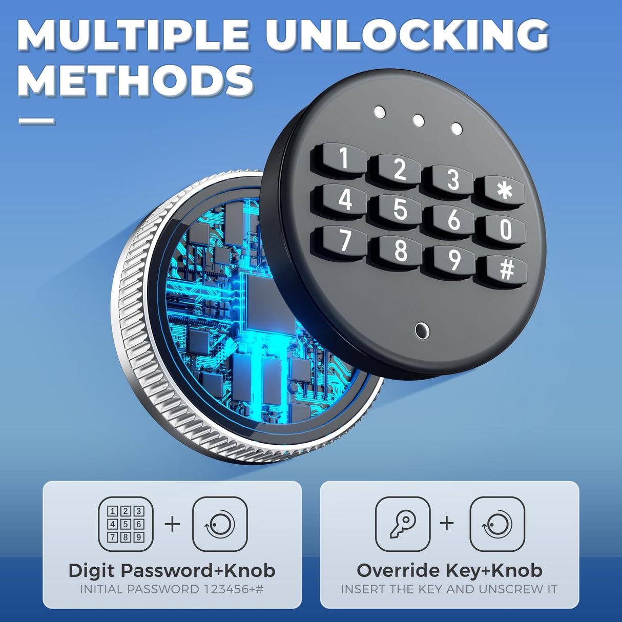 Greenvelly 10 Gun Safe for Rifles and Pistols,Gun Cabinet with Password Lock for Home,Office,Bedroom(10-14Guns,Assembly Required) Greenvelly