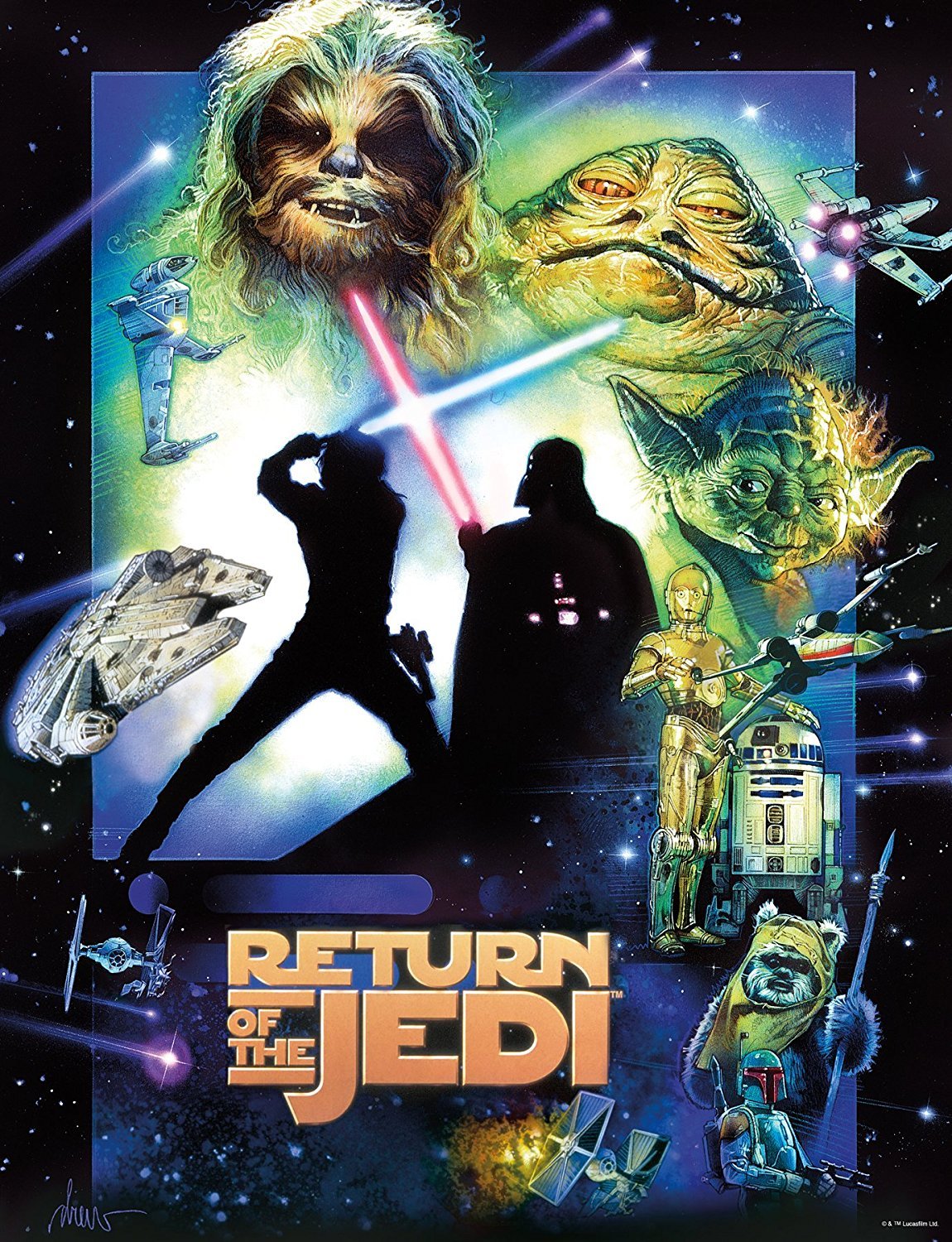 Buffalo Games - Star Wars - 4 x 1 Multipack - Multi Piece Jigsaw Puzzle For Adults -Challenging Puzzle Perfect for Game Nights - Finished Size Varies Buffalo Games