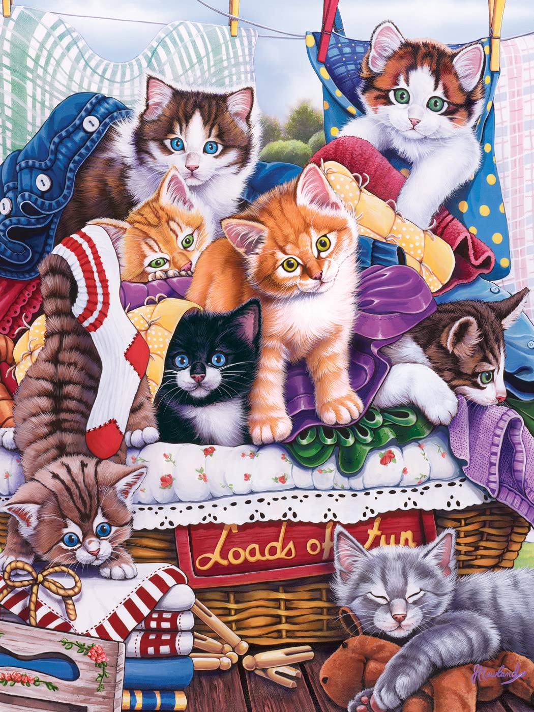 MasterPieces 300 Piece EZ Grip Jigsaw Puzzle - Loads of Fun - 18"x24" Masterpieces