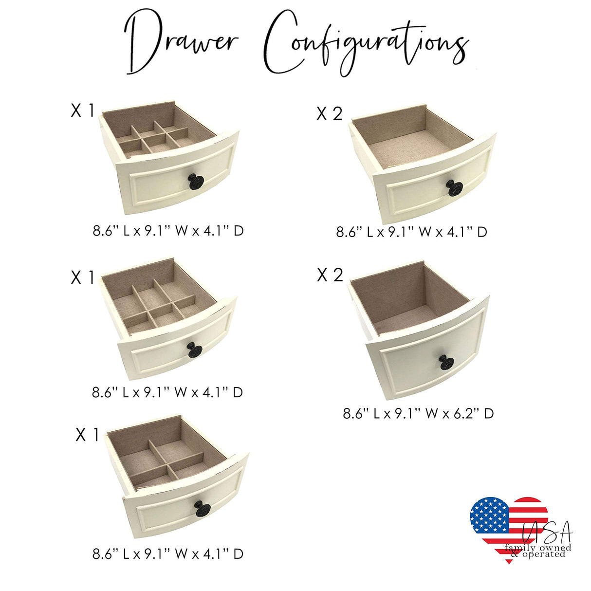 Hives & Honey Bailey Oval Standing Jewelry Armoire Cabinet, Jewelry Storage Organizer with Mirror Lid, 2 Side Doors, 7 Drawers, Jewelry Chest, Jewelry Box for Necklace, Earring, Bracelet, Ivory Hives and Honey