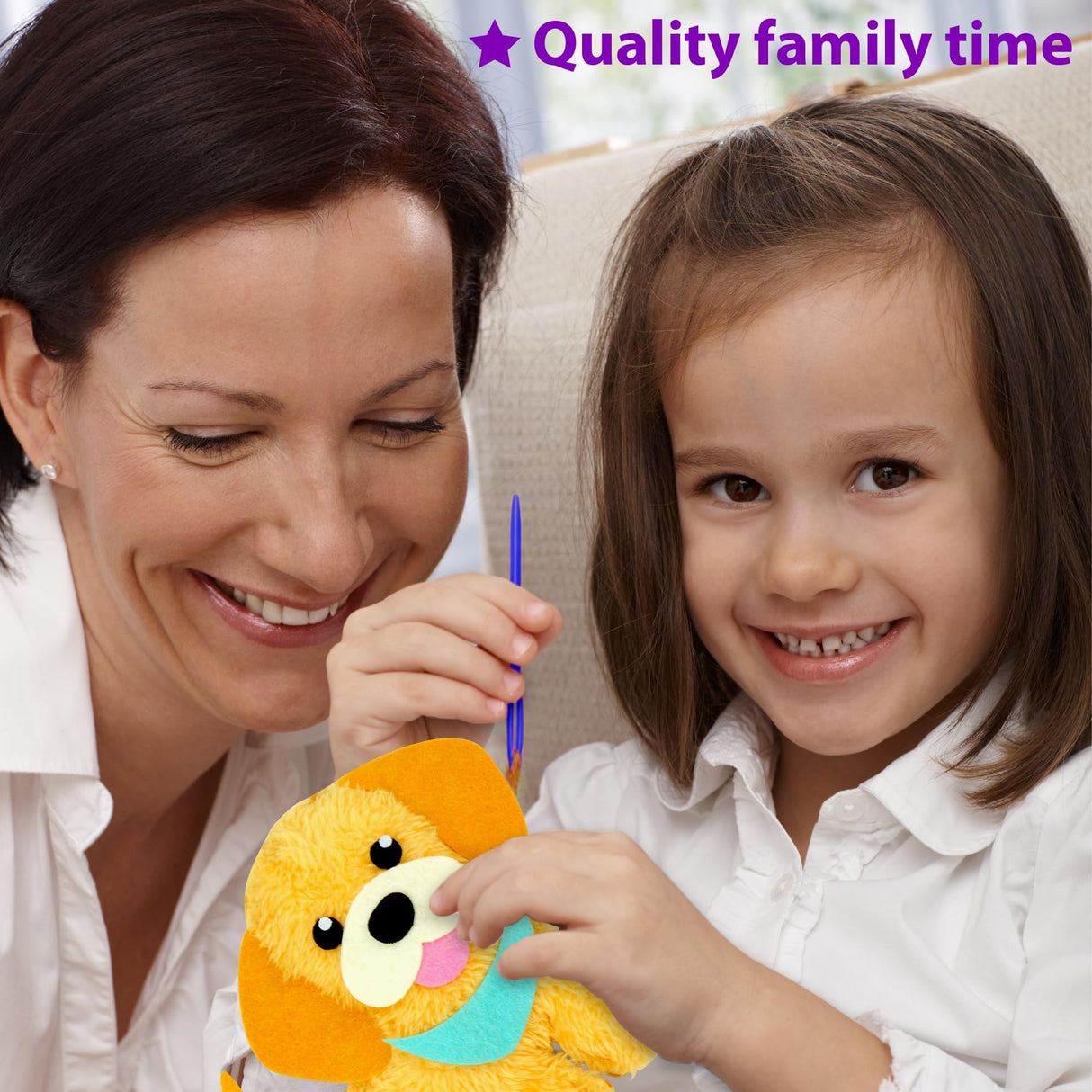 KRAFUN Easy Sewing Kit for Beginner Kids Arts & Crafts, 8 Easy DIY Projects of Stuffed Animal Dolls of Puppies & Kittens, Dogs and Cats, Instructions & Felt, Gift for Girls, Boys, Learn to Sew KRAFUN