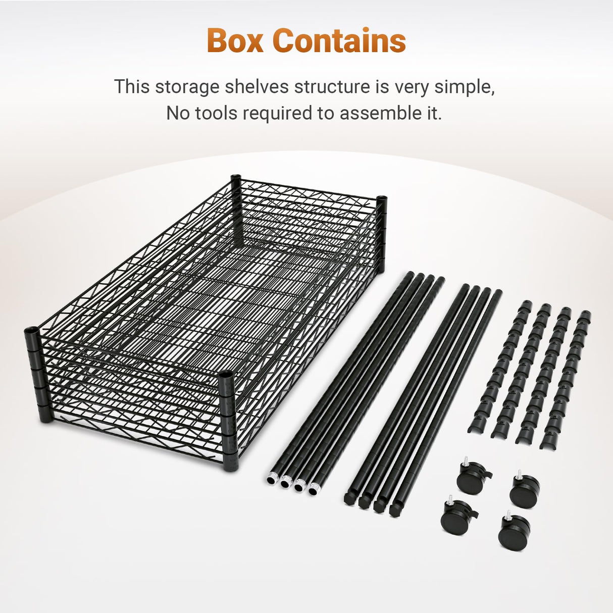 YSSOA Heavy Duty 5-Shelf Shelving Unit,2-Pack YSSOA