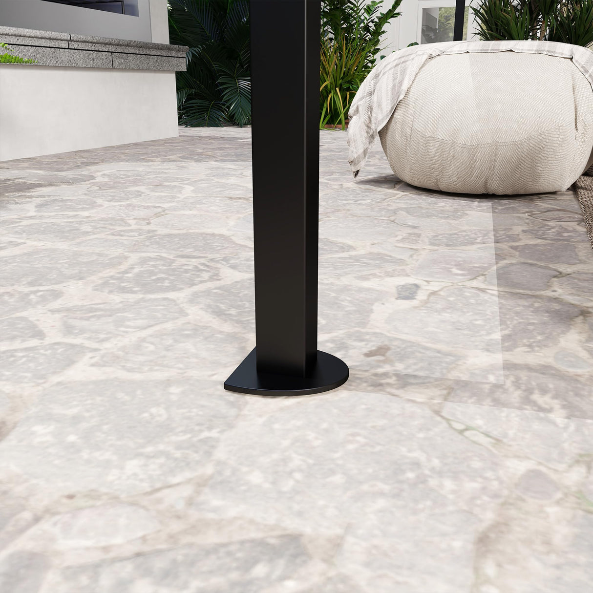 Outsunny 10' x 8' Outdoor Pergola and Patio Gazebo, Extendable Side Awning, Sun Shade Shelter for Garden, Camper, Deck, Doors and Windows, Cream White Outsunny