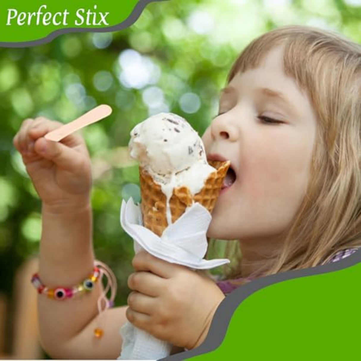 Perfect Stix - PS300BA-1000 Wooden Taster Spoons 3.5" Length ( pack of 1000) Plain Perfect Stix