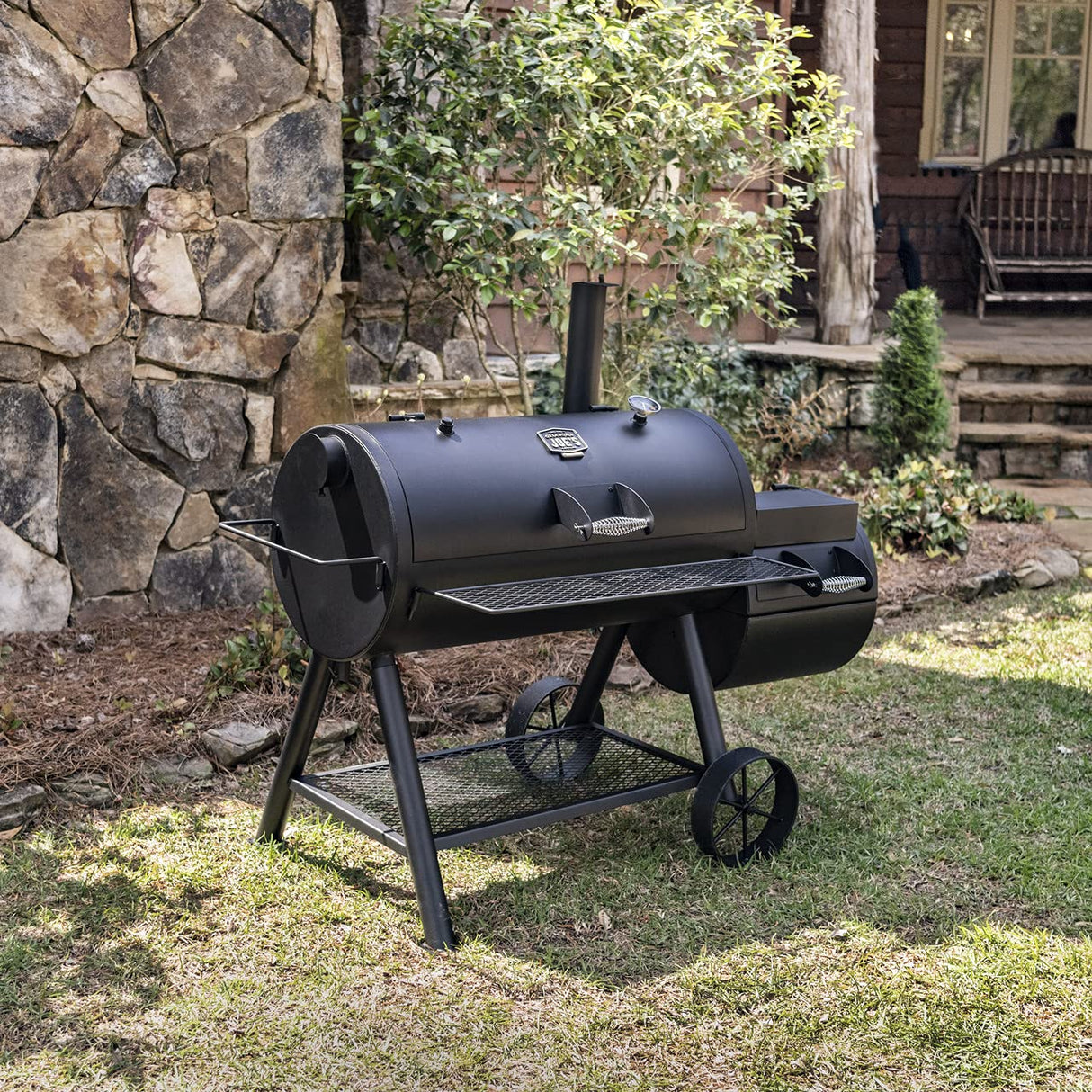 Oklahoma Joe's Longhorn Reverse Flow Offset Smoker - 17202053 oklahomajoes