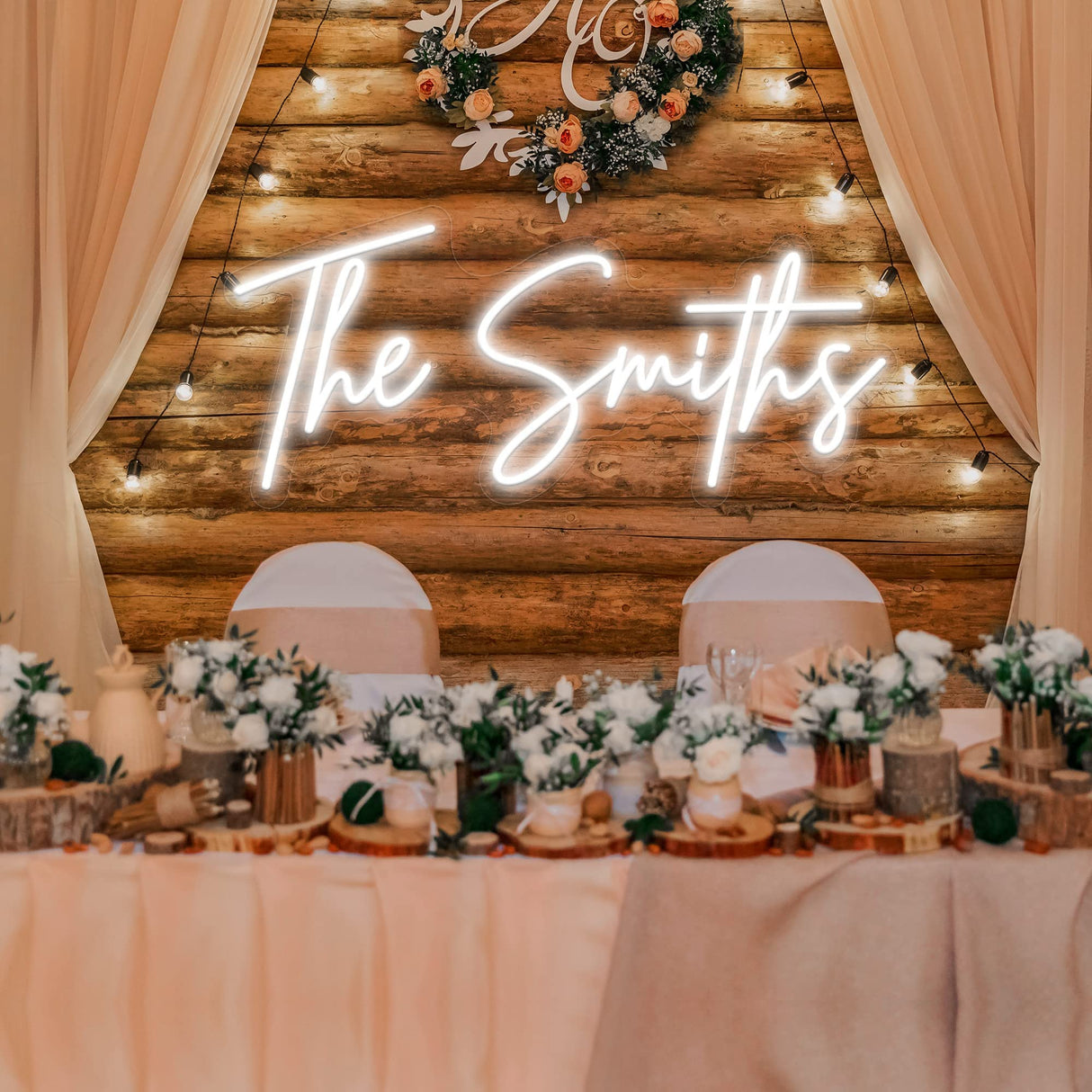 Custom Neon Signs, Personalized Large Led Neon Lights Sign,Neon Sign Customizable for Wall Decor Wedding Birthday Party Bedroom Bar Shop Name Logo Lights (Optional 18" to 60") OPBYWE