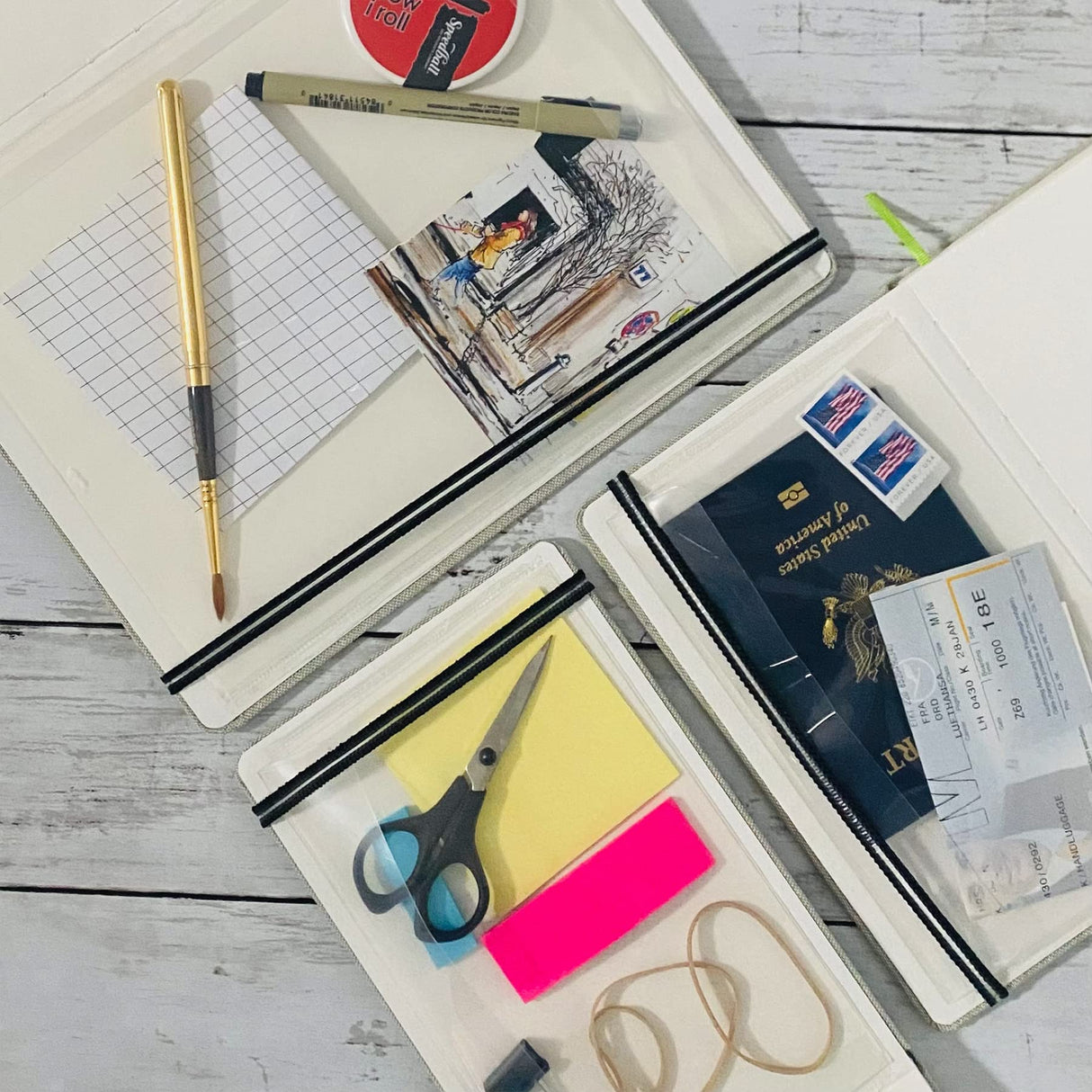 Speedball Travelogue Artist Heavyweight Watercolor Journal, Large Portrait, 140 lb / 300 GSM Speedball