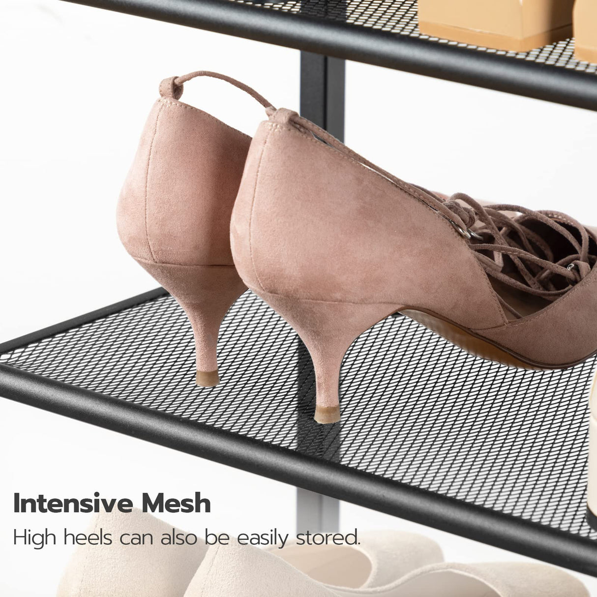 HOOBRO Shoe Rack, 6-Tier Shoe Organizer, for 18-24 Pairs of Shoes, Large Capacity Shoe Storage Shelf, Durable and Stable, for Entryway, Closet, Hallway, Dorm Room, Industrial, Rustic Brown BF67XJ01G1 HOOBRO