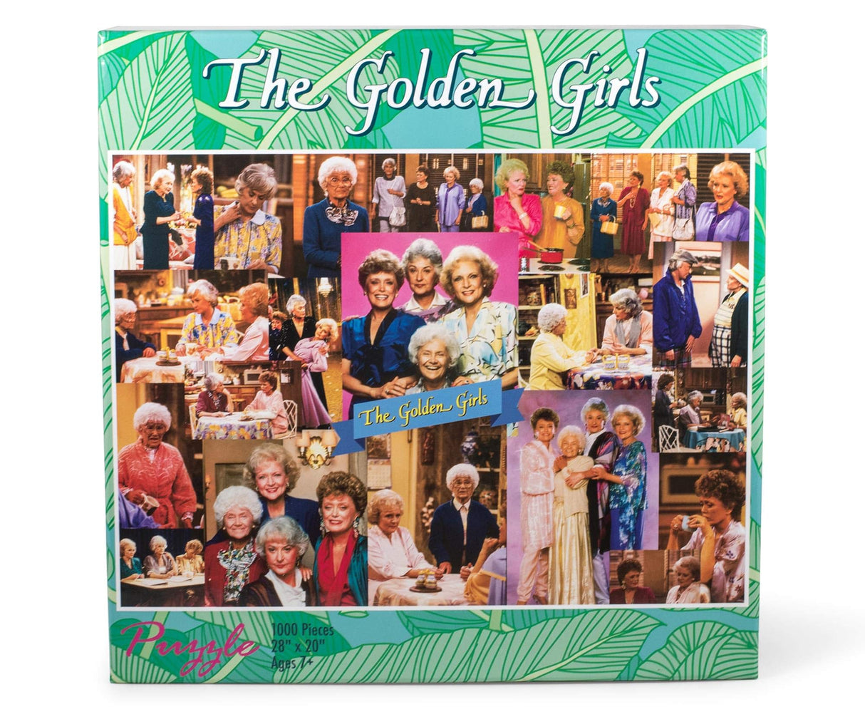 The Golden Girls Collage '80s Puzzle for Adults and Kids | 1000 Piece Jigsaw Puzzle Toy | Fun Interactive Brain Teaser for Family Game Night | 28 x 20 Inches Toynk