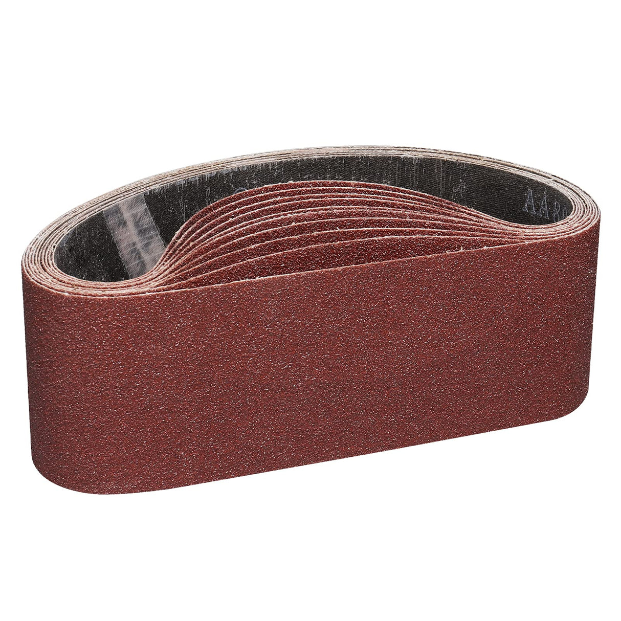 POTUINOM 3 x 21 Inch Sanding Belts 80 Grits - 10 Pack Sander Belts for Belt Sander, Best for Sanding Wood,Metal and Paint POTUINOM