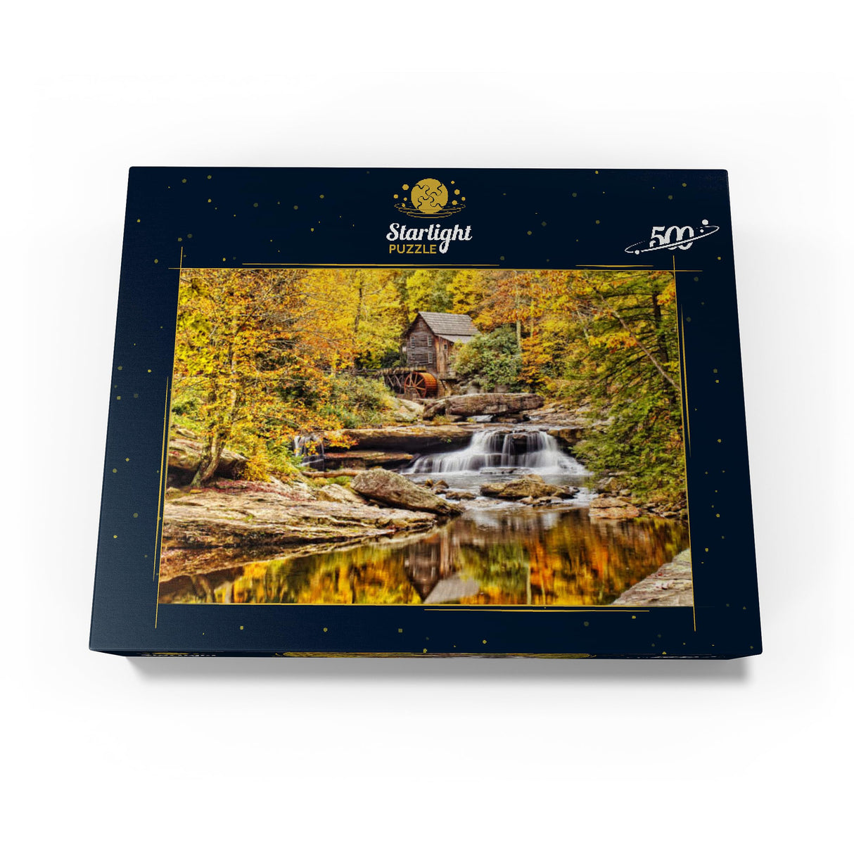 MyPuzzle The Glade Creek Grist Mill in Babcock State Park in Southern West Virginia - Premium 500 Piece Jigsaw Puzzle for Adults MyPuzzle.com