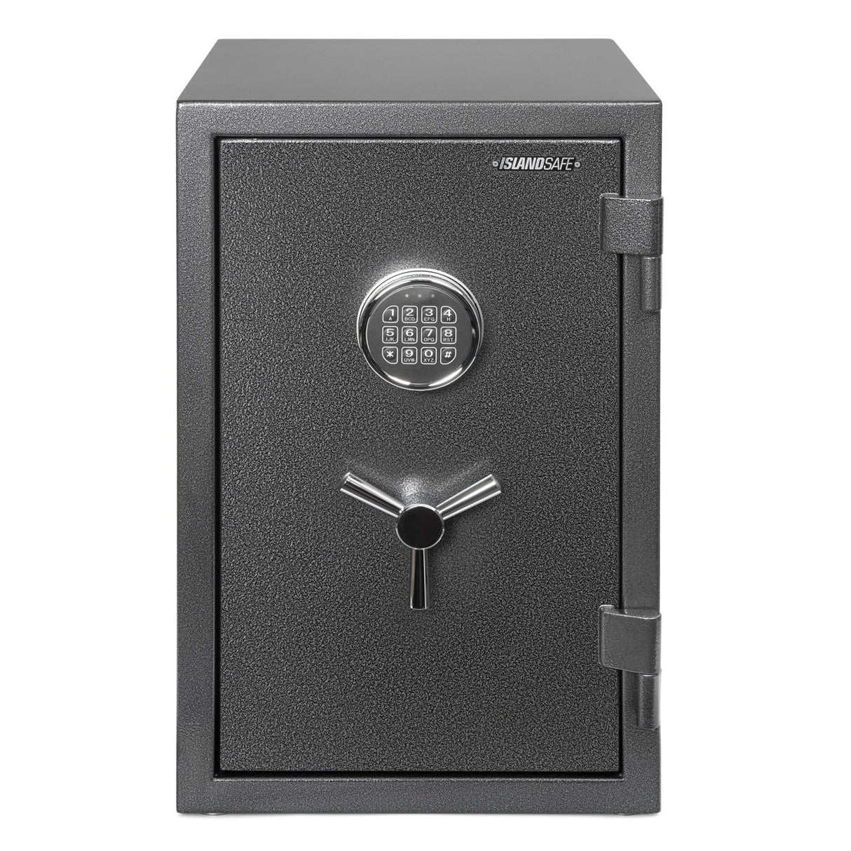 ISLANDSAFE 1200°F Fireproof and Waterproof Digital Safe Box, Digital Fire Proof Safe with 3 Spoke Detachable Handle, Personal Safe for Home Office Money Gun (2.88Cubic Feet Black) ISLANDSAFE