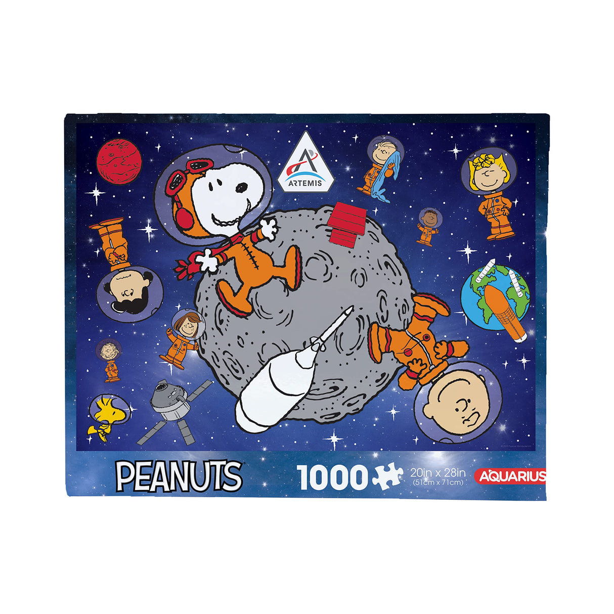 AQUARIUS Peanuts Artemis Puzzle (1000 Piece Jigsaw Puzzle) - Glare Free - Precision Fit - Virtually No Puzzle Dust - Officially Licensed Peanuts Merchandise & Collectibles - 20x28 in AQUARIUS