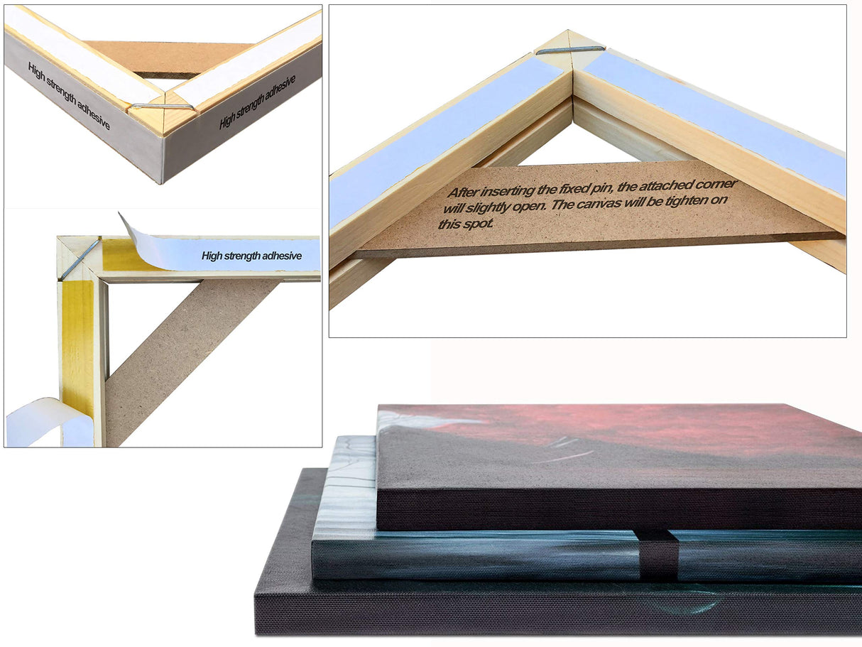 DIY Wood Canvas Stretcher Bars 20X30 Inches Canvas Frames - Gallery Wrap Poster Frame for Canvas Paintings, Canvas Frame kit - Easy to Assemble GUN SUPPLIES OUTLET LLC