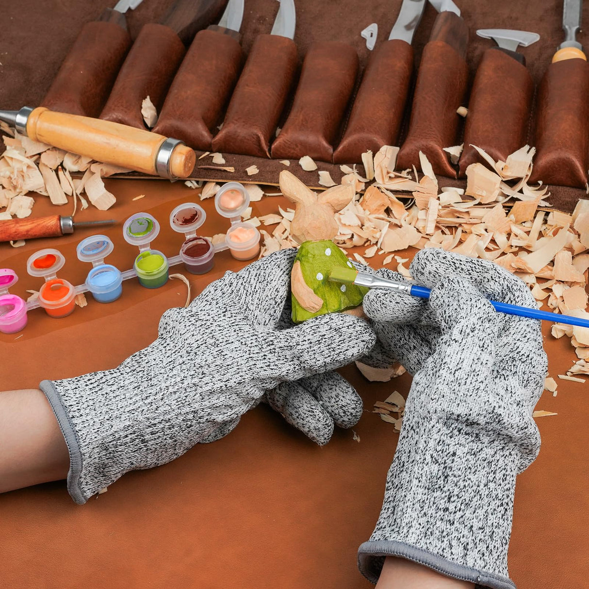 Basswood Carving Blocks, Large Whittling Wood Blocks Wood Carving Kit with 2 Different Sizes, Bass Wood for Wood Carving Easy to Use, for Kids and Adults (8 Pcs) K KERNOWO