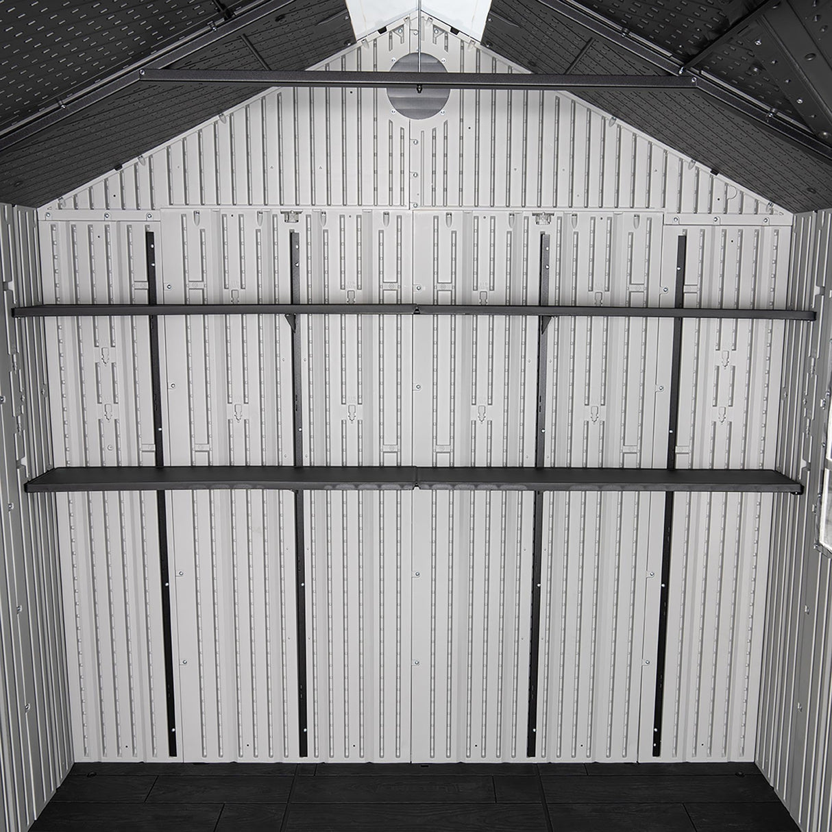 Lifetime Dual Entry Outdoor Storage Shed, 10 x 8 Foot Lifetime