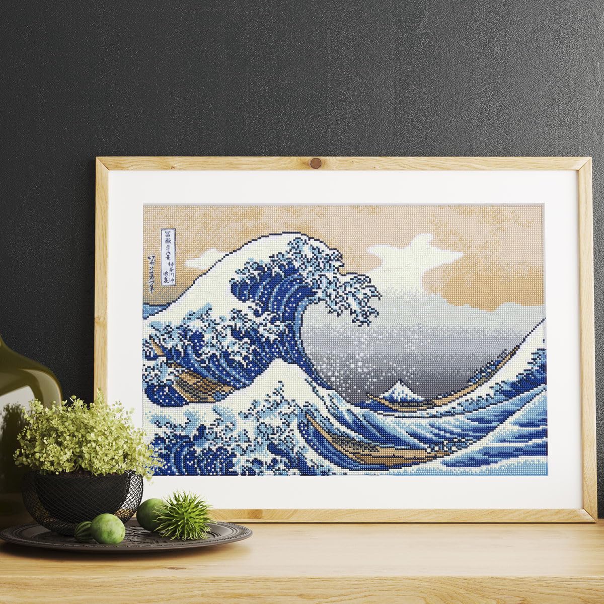 DIAMOND DOTZ The Great Wave Off Kanagawa Ocean Diamond Painting Kits for Adults - Diamond Art Kits a Relaxing Creative Craft Kit with Dotz Gems 22.4"x15.4" DIAMOND DOTZ