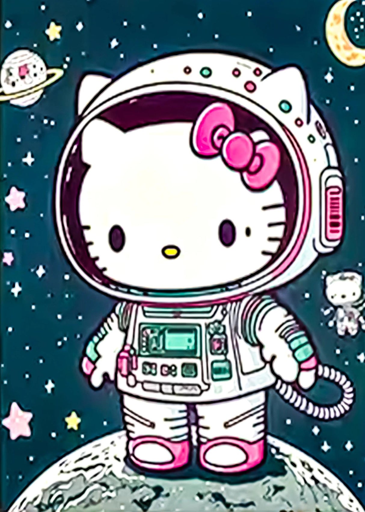 JYLMOOD Cartoon Diamond Painting Kits for Adults 5D Diamond Art Kits for Beginner,DIY Full Drill Diamond Rhinestone with Tools Accessories for Home Wall Decor Christmas 12x16inch JYLMOOD