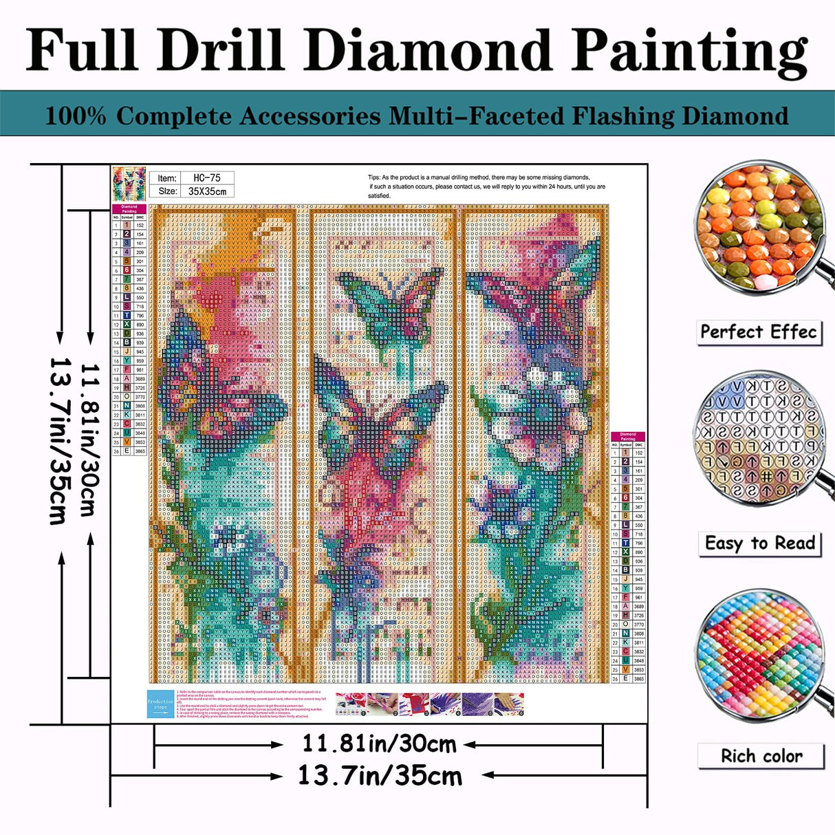 5D Butterfly Diamond Painting Kits for Adults Beginners,DIY Musical Score Diamond Art,Full Round Drill Diamond Dot Gem Art Kits,Home Wall Decor 14x14 Inch AREOPNMG