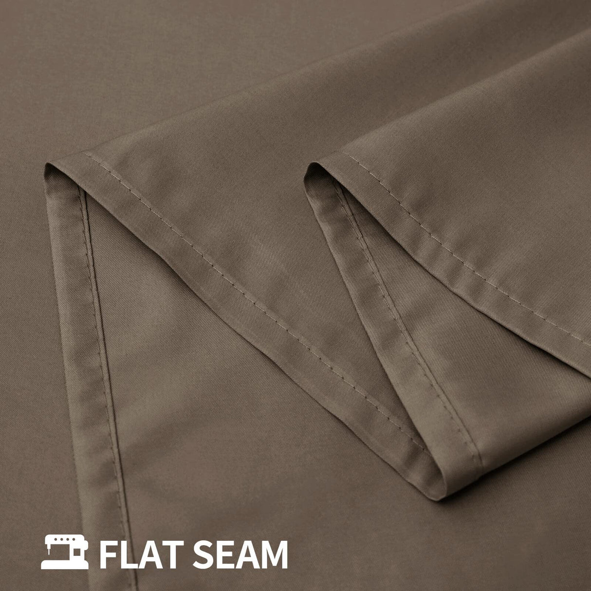 OutdoorLines Waterproof Indoor Outdoor Curtains for Patio-Privacy Sun Blocking Grommet Curtain Panel Weatherproof, UV Resistant Curtains for Gazebo, Porch, Pergola Khaki 100W x 84L Inch 1 Panel OutdoorLines