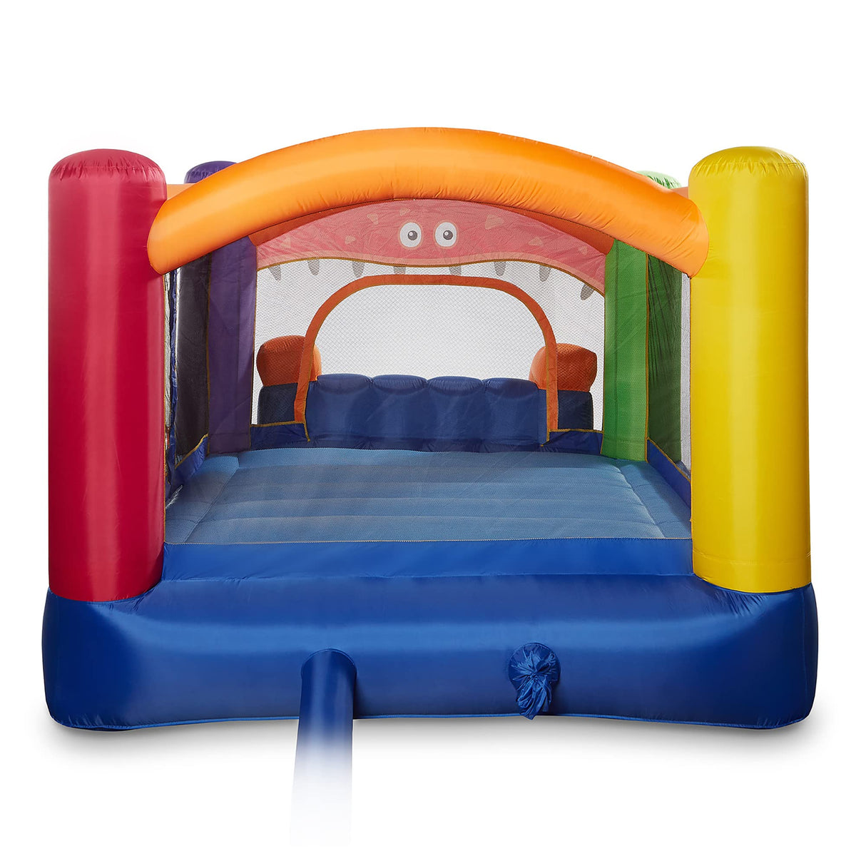 Cloud 9 Inflatable Bounce House and Blower, Monster Theme Bouncer for Kids with Slide, Includes Stakes and Repair Patches Cloud 9