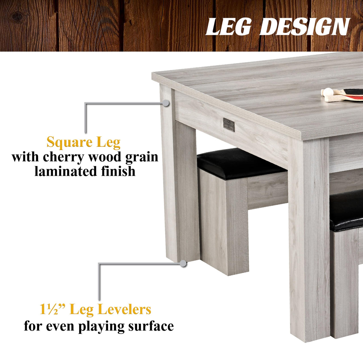 Barrington Billiards Monteray 7’ Drop Pocket Pool Table, 3-in-1 Dining Top & Table Tennis with Game Accessories & Rolling Storage Caddy, Perfect for Family Game Rooms Barrington Billiards