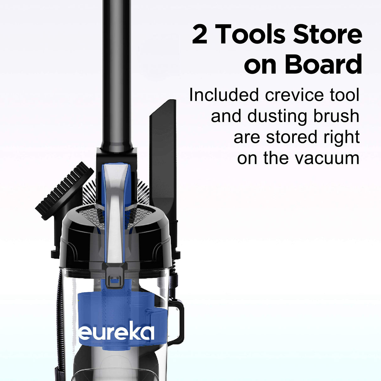 Eureka NEU10AE5 Powerful Bagless Upright Vacuum Cleaner Carpet and Floor, AirSpeed Ultra-Lightweight Vacuum Cleaner, w/ Replacement Filter, Blue Eureka