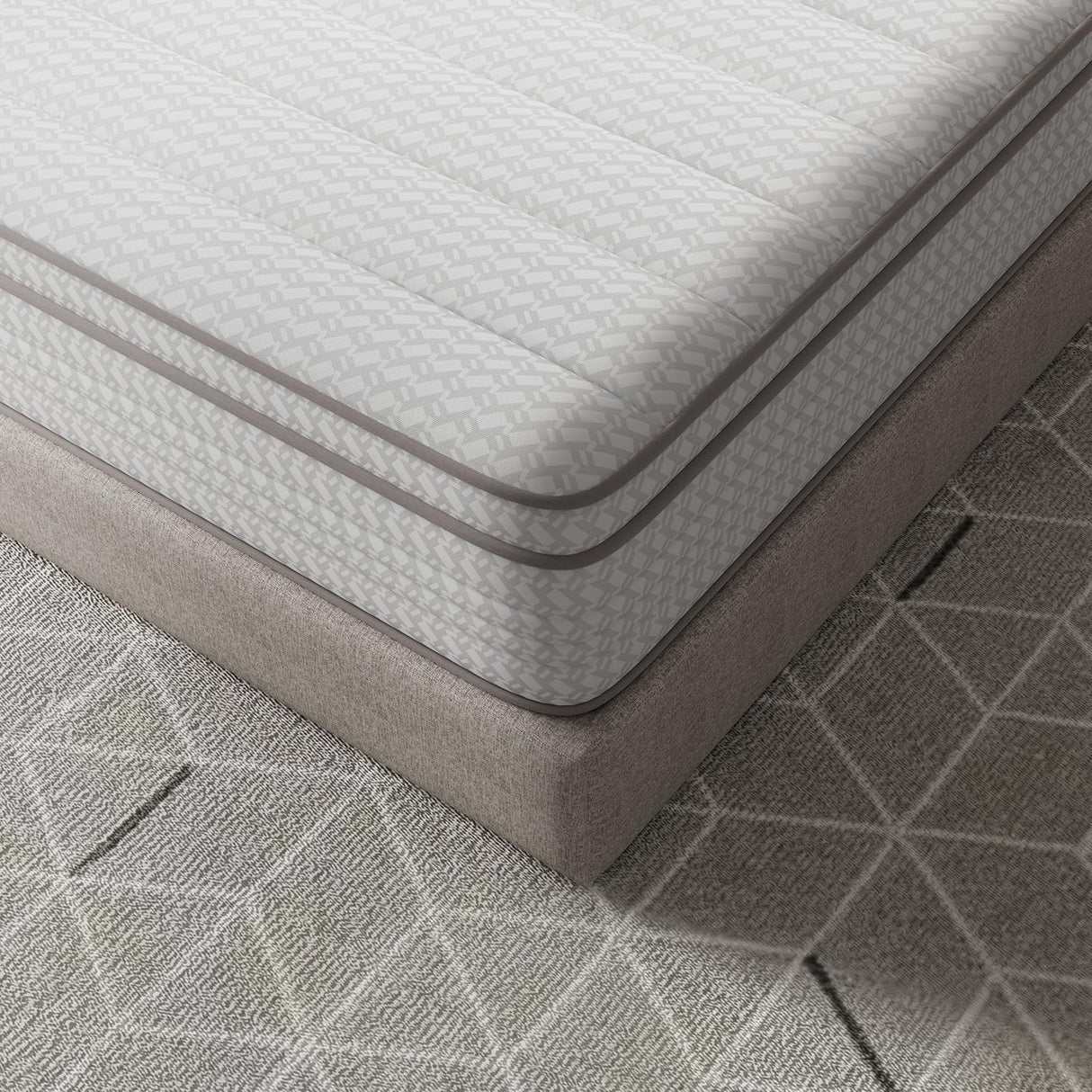 Novilla Queen Mattress, 14 Inch Queen Size Mattresses in a Box with Smarts™ Pocket Coil for Pressure Relief, Medium Plush Foam and Spring Hybrid Colchones with CertiPUR-US Certified Novilla