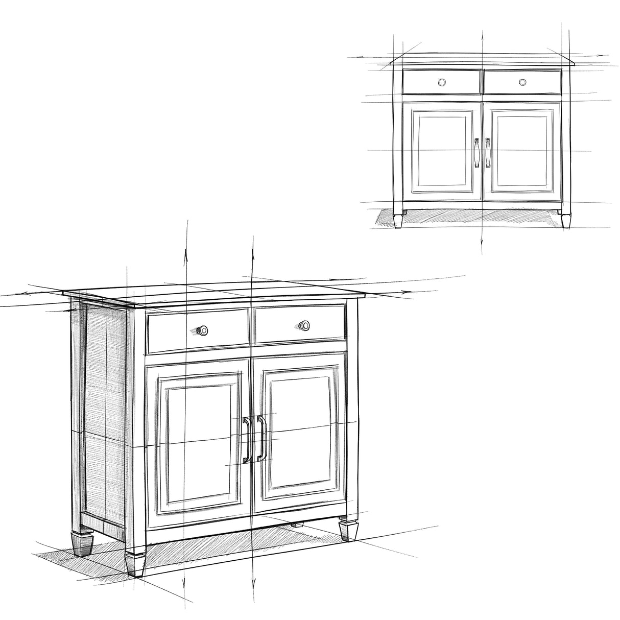 SIMPLIHOME Connaught SOLID WOOD 40 Inch Wide Traditional Storage Cabinet in Rustic Natural Aged Brown, For the Living Room, Entryway and Family Room SIMPLIHOME