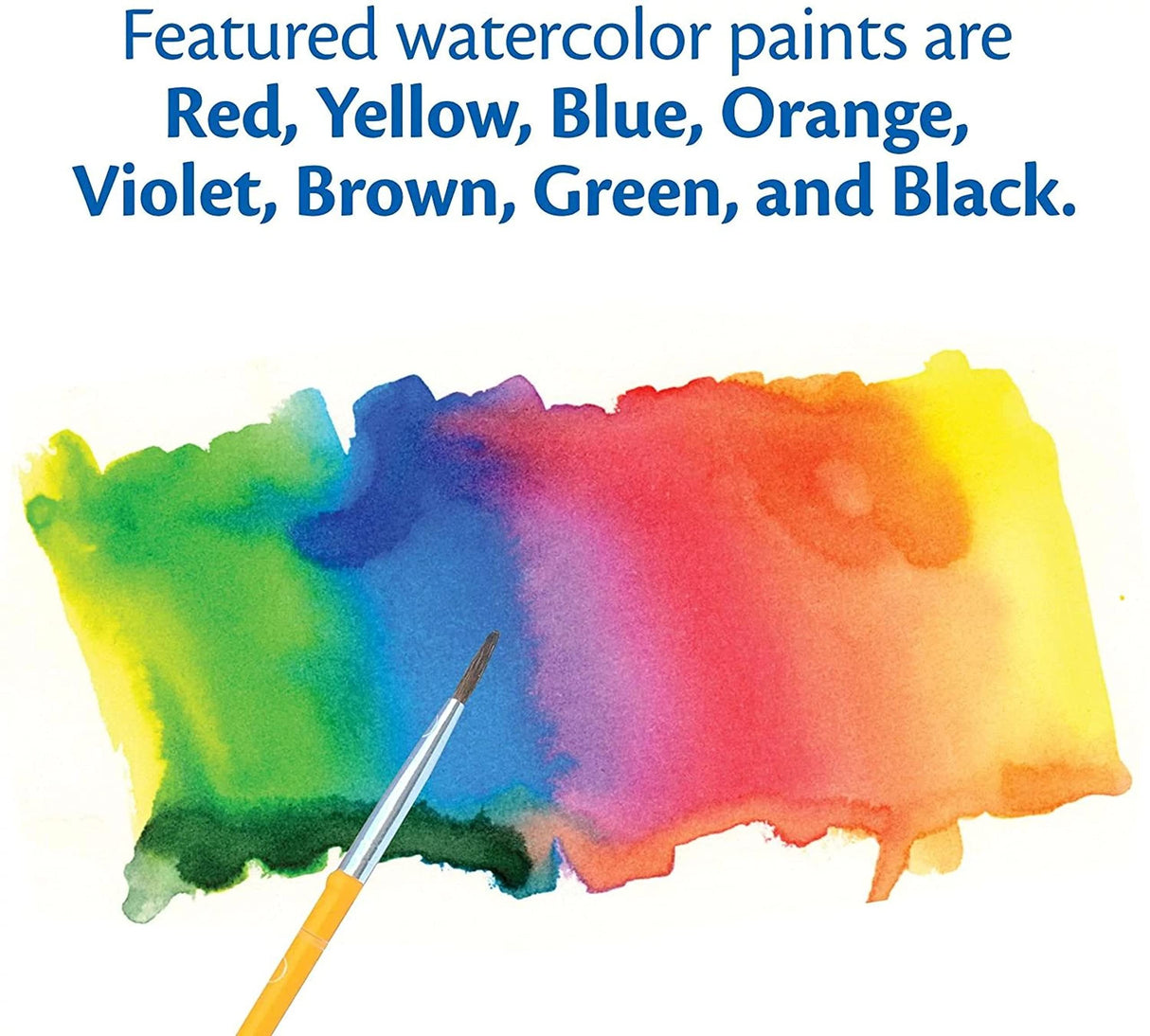 Crayola Washable Watercolor Paint Sets for Kids (12ct), Bulk Arts & Crafts Supplies, 8 Paint Colors, Brush Included, Easter Basket Stuffers & Gifts Crayola