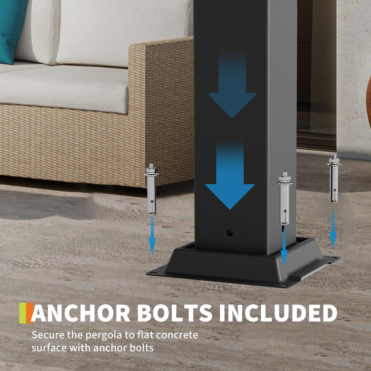 Pergola With Independent Adjustable Rainproof Roof, Louvered Pergola 10x20 for Deck Garden Backyard, Outdoor Aluminum Pergolas With Adjustable Top GarveeLife