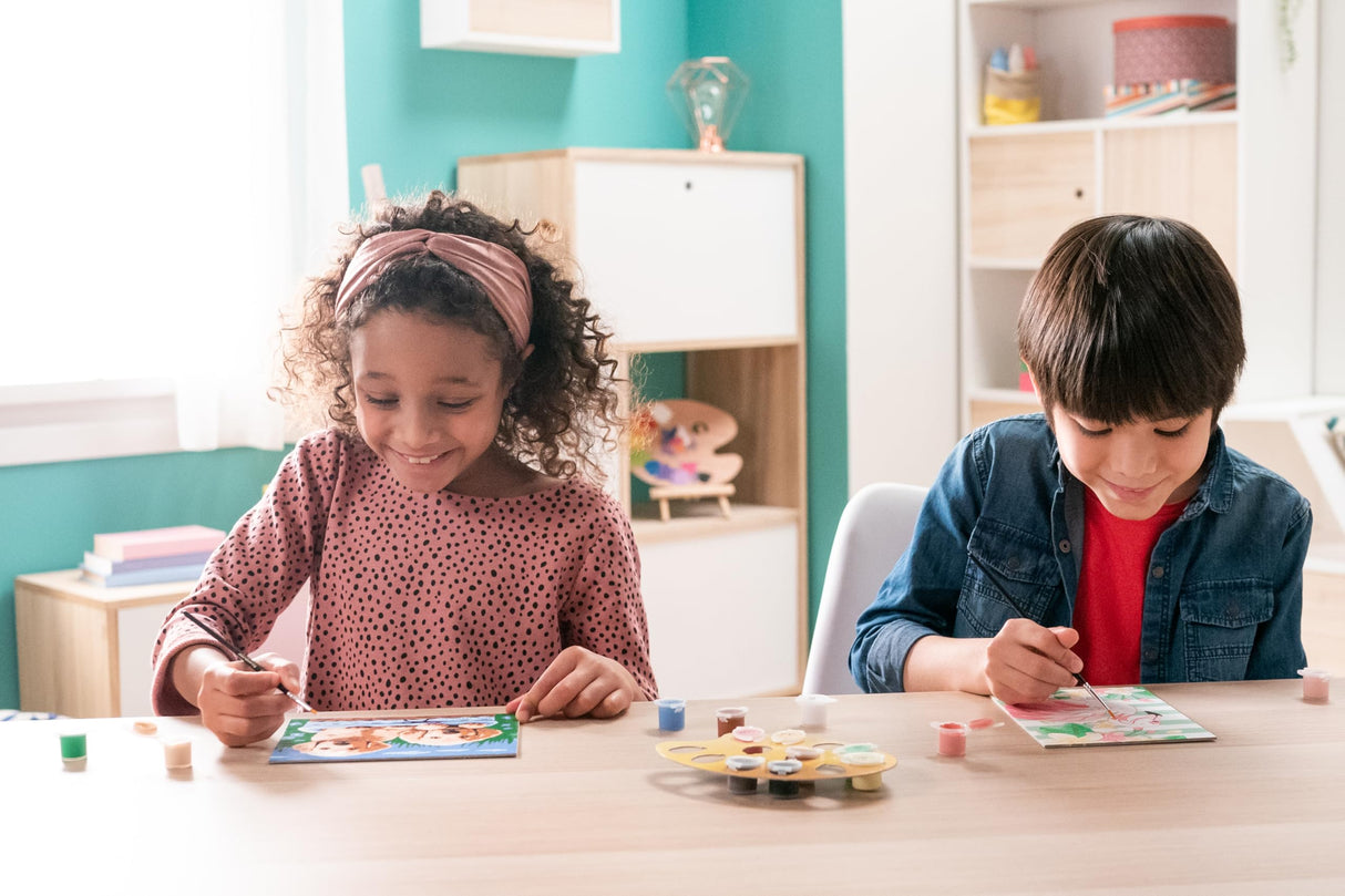 Ravensburger CreArt Delightful Dolphins Paint by Numbers Kit for Kids - Painting Arts and Crafts for Ages 7 and Up Ravensburger