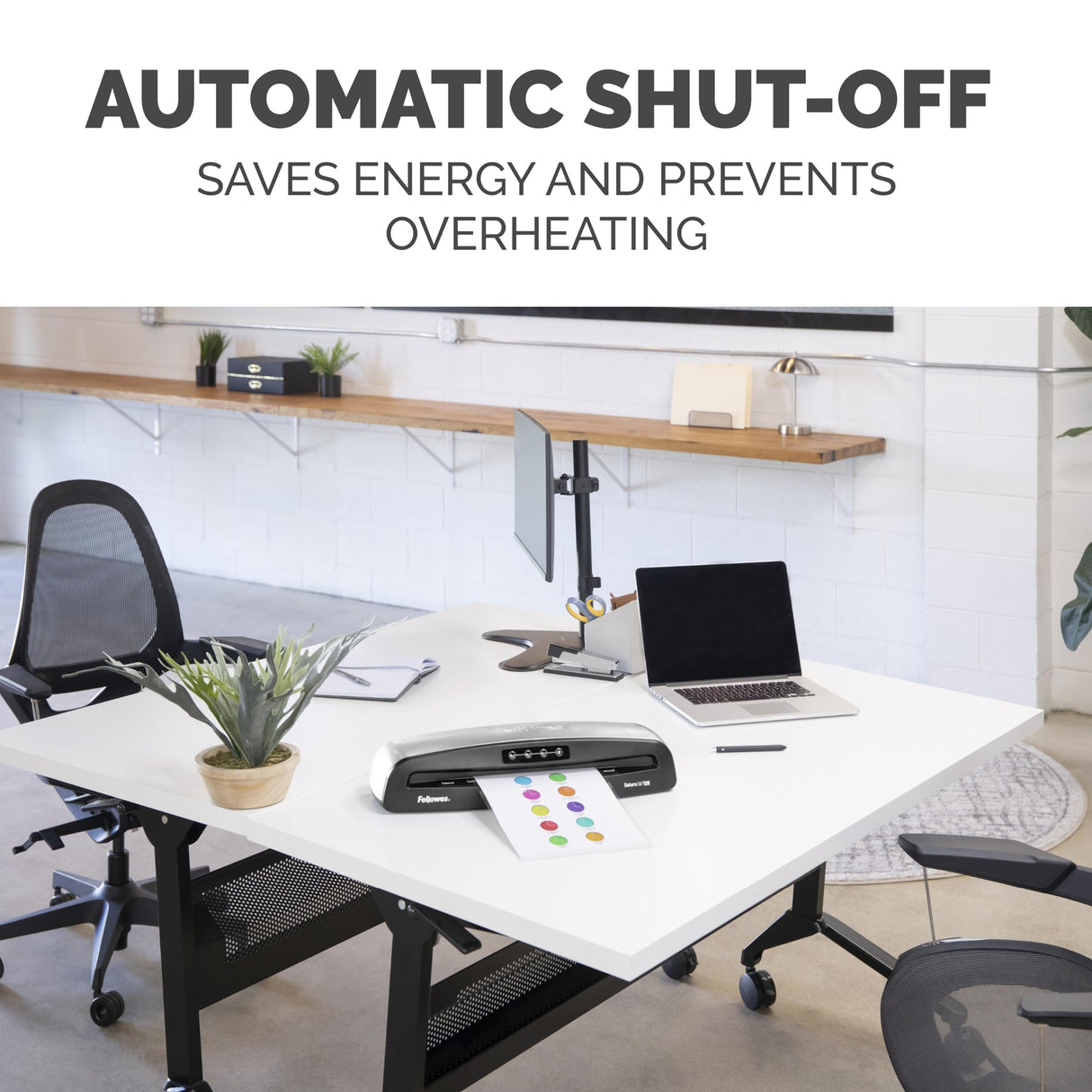 Fellowes Saturn 3i 125 Thermal Laminator Machine for Home or Office with Pouch Starter Kit, 12.5 inch, Fast Warm-Up, Jam-Free Design (5736601) Fellowes