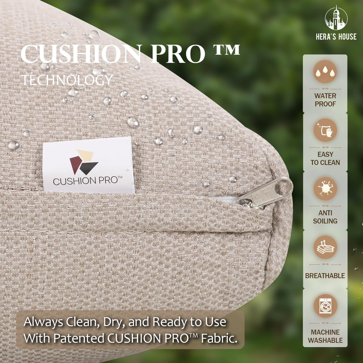 HERA'S HOUSE Patio Furniture Set with Fire Pit Table, 8 Pieces Outdoor Wicker Conversation Set, 4 x Single Chair, 2 x Ottoman, 3-Seat Sofa with 56" Fire Pit Table, for Garden, Poolside, Backyard HERA'S HOUSE