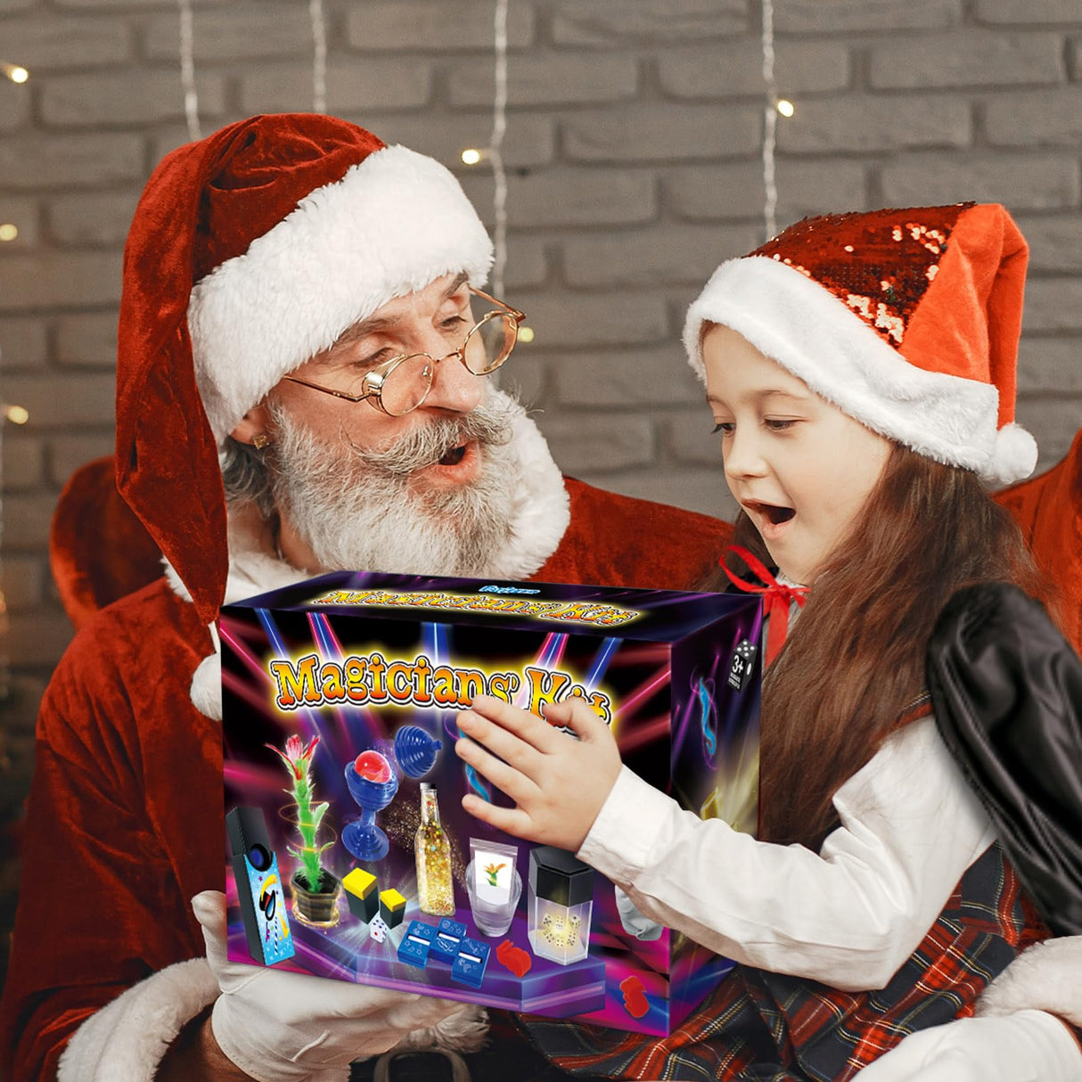 PATIFEED Magic Kit, 50+ Magic Tricks for Kids with Instructions for Each Trick to Perform, Magic Set for Girls Boys Beginners PATIFEED