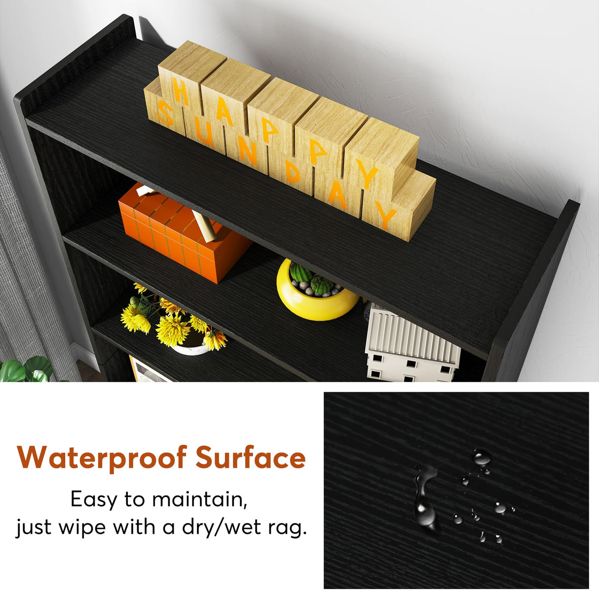 Tribesigns 72-inch Tall Bookcase, Modern 6-Tier White Library Bookshelf with Storage Shelves, Large Open Bookcases Wood Display Shelving Unit for Bedroom Living Room Office Tribesigns