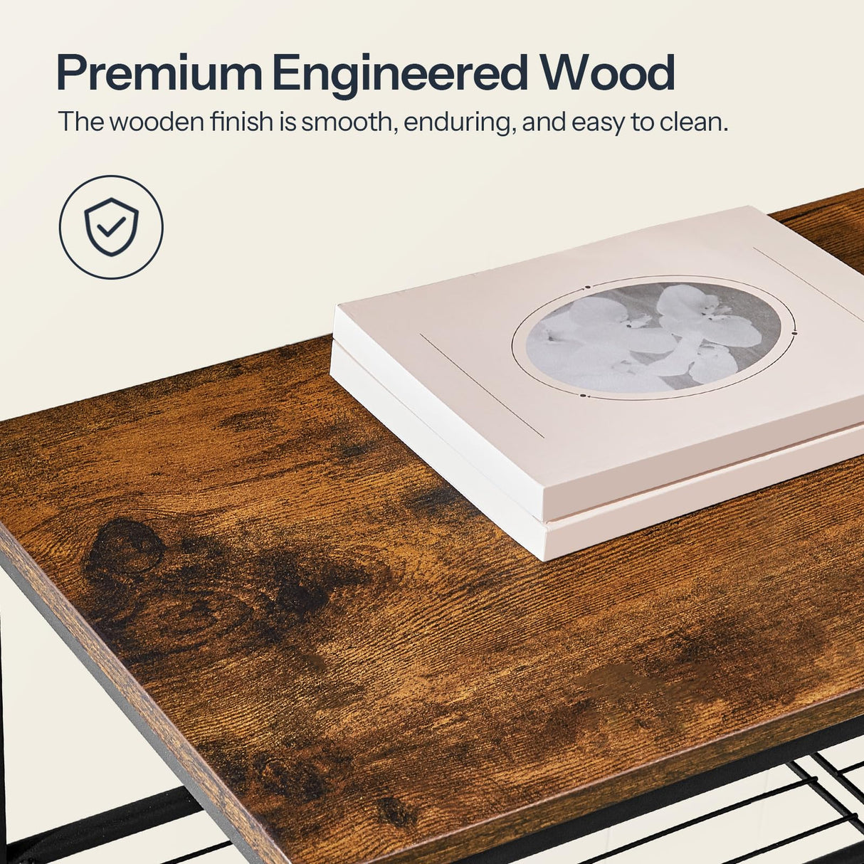 HOOBRO Shoe Rack, 10-Tier Shoe Shelf with Boots Storage, Large-Capacity Shoe Storage Organizer for Entryway, for 27-30 Pairs of Shoes, Hallway, Dorm Room, Rustic Brown and Black BF172XJ01 HOOBRO