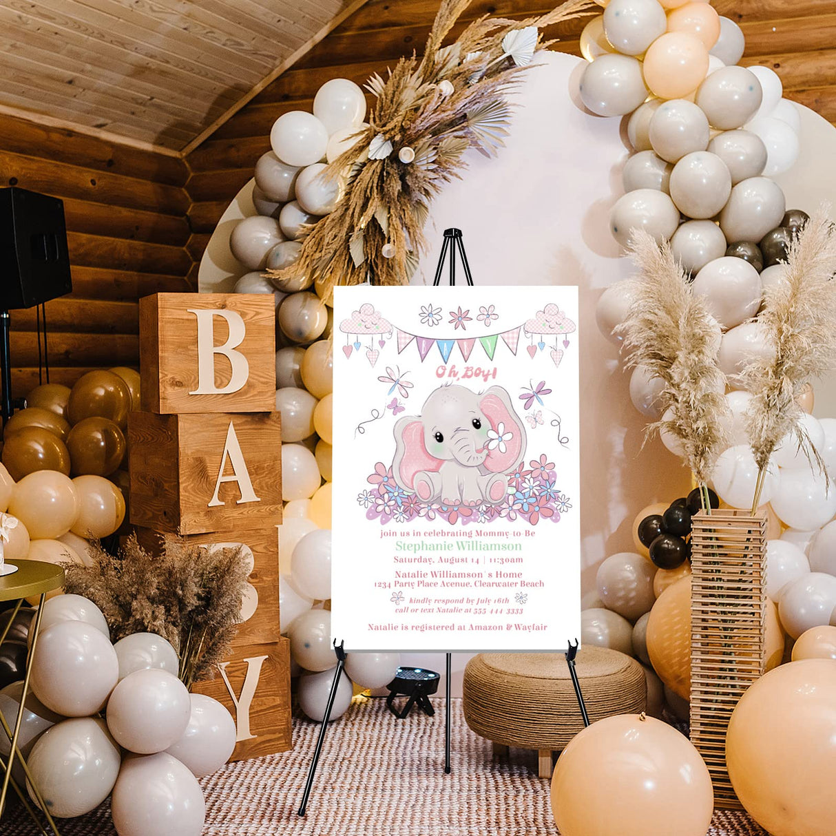 PUJIANG 6 Pack Easel for Display, Foldable Easel Stand, Metal Easels for Displaying Pictures, 63" Easels for Signs Wedding Poster Sign Holder, Art Easel for Painting with Case PUJIANG