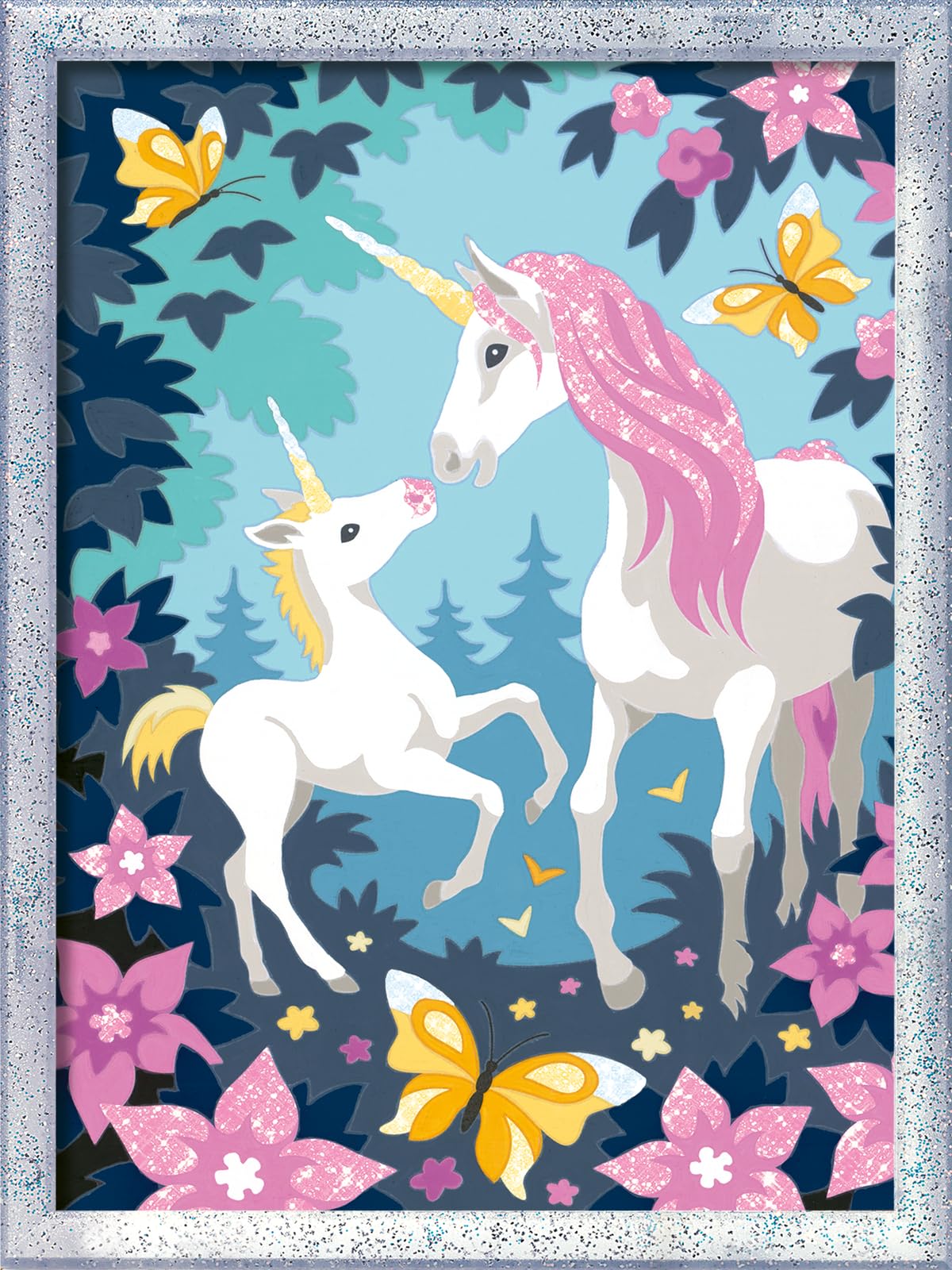 Ravensburger CreArt Hello Little Unicorn Paint by Numbers Kit for Kids - 25976 - Painting Arts and Crafts for Ages11 and Up Ravensburger