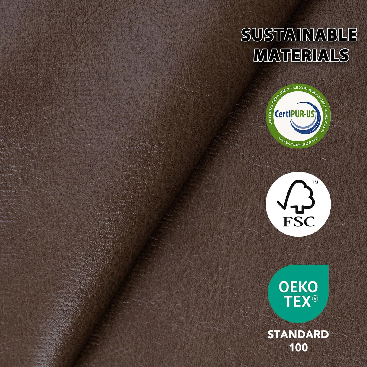 EONIX Real Zero Clearance Wall Hugger Recliners, Power RV Recliner Chairs for Small Spaces, Dual Motor Home Theater Recliners with Massage and Heat, SXXY003992, Dark Brown EONIX