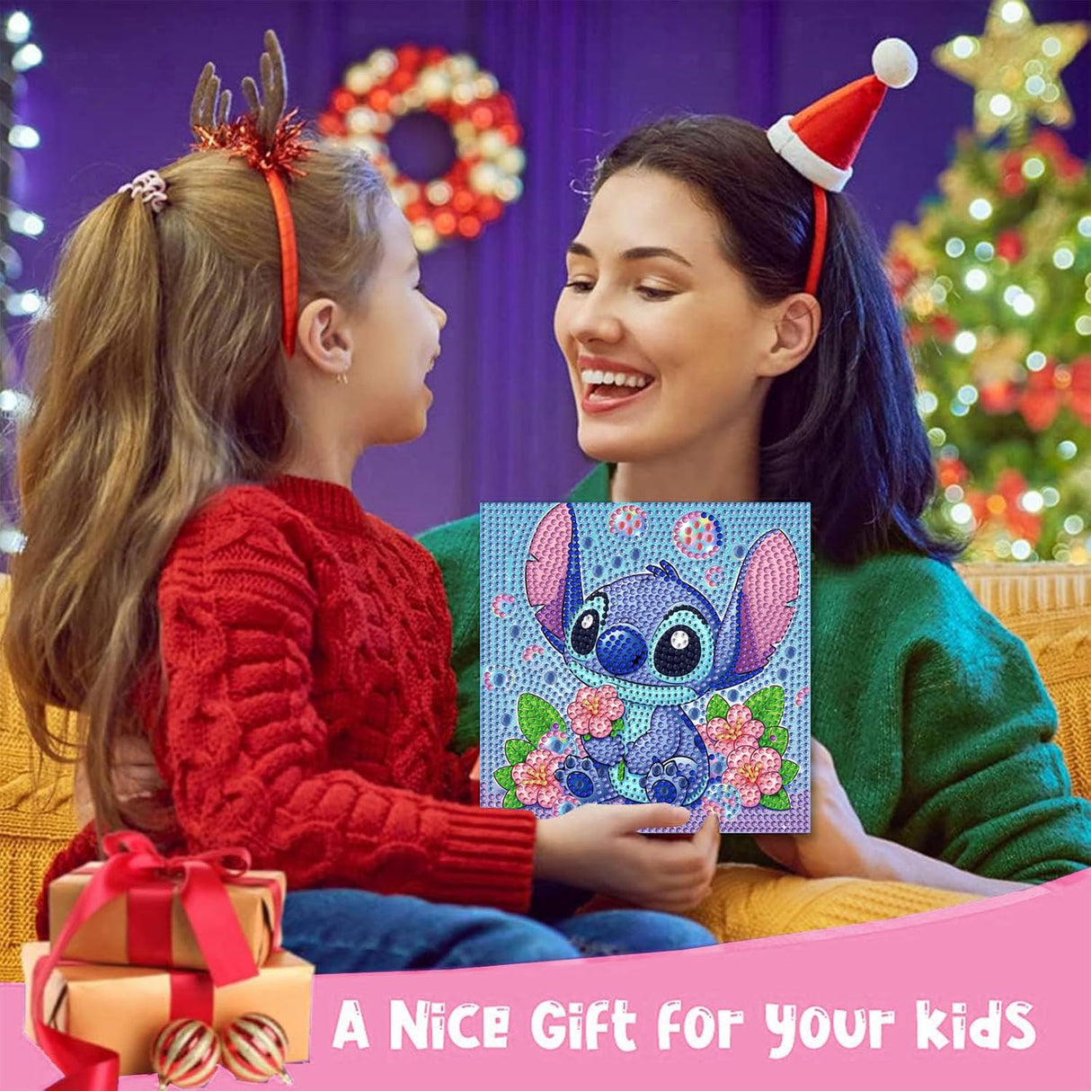 CraftyTime 4pack Diamond Art Painting Kits for Kids,Cartoon Diamond Art for Kids Ages 4-8-12,Cartoon Gem Kit Crafts Beginners for Gift Home Wall Decor(6x6inch) CraftyTime