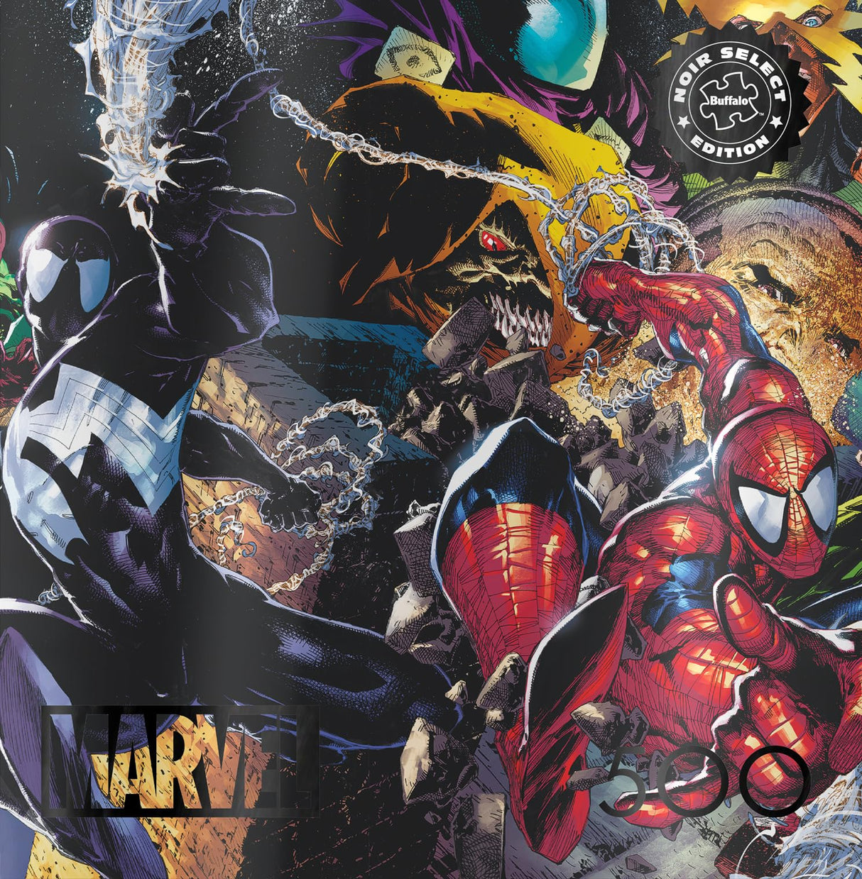 Buffalo Games - Marvel - The Amazing Spider-Man No. 4-500 Piece Jigsaw Puzzle for Adults -Challenging Puzzle Perfect for Game Nights - Finished Size is 21.25 x 15.00 Buffalo Games