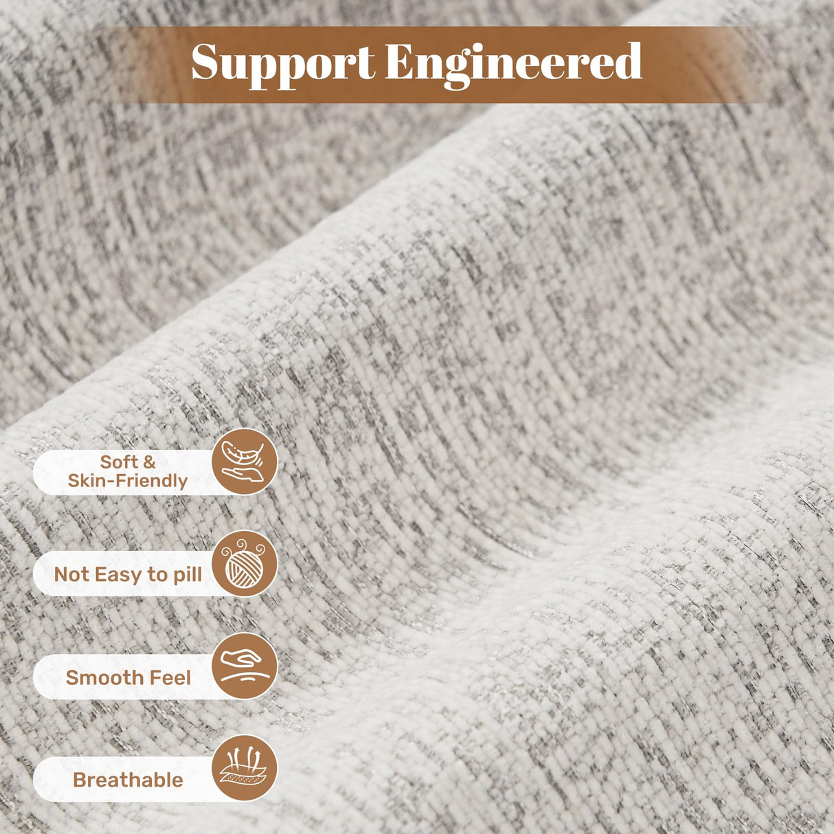 110" Modular Sectional Sofa for Living Room,4 Seater Cloud Couch with 4 Pillows - Boneless Curved Sofa Couch, No Assembly Required,1 Beige Luxanimarion