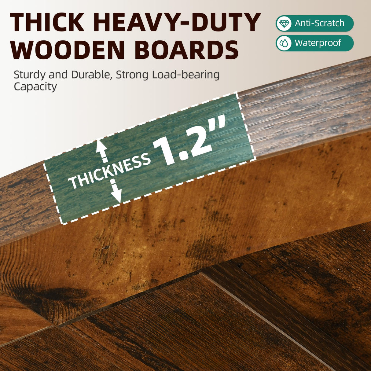 DWVO 55 Inches Round Dining Table for 6-8 People Farmhouse Circle Dining Room Table Large Kitchen Desk with 2 Tier Storage Rack for Kitchen Apartment Resturant, White DWVO