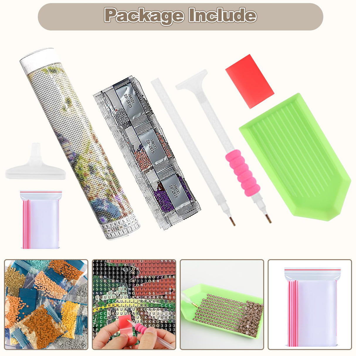 CEOVR Farm Diamond Art Kits for Adults, Tractor Diamond Painting Dots 5D Full Drill DIY Gem Art, Adult Crafts Kits Wall Decor for Home Office 12x16in CEOVR