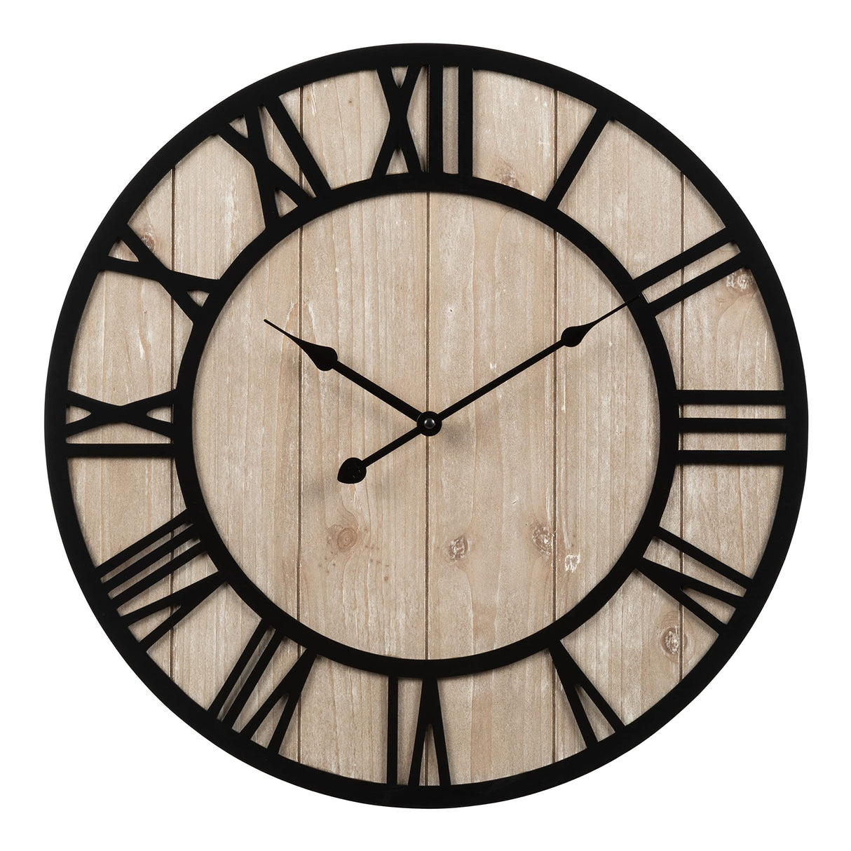 La Crosse Clock 404-3450A 19.7-Inch Harper Wood Quartz Analog Wall Clock La Crosse Technology