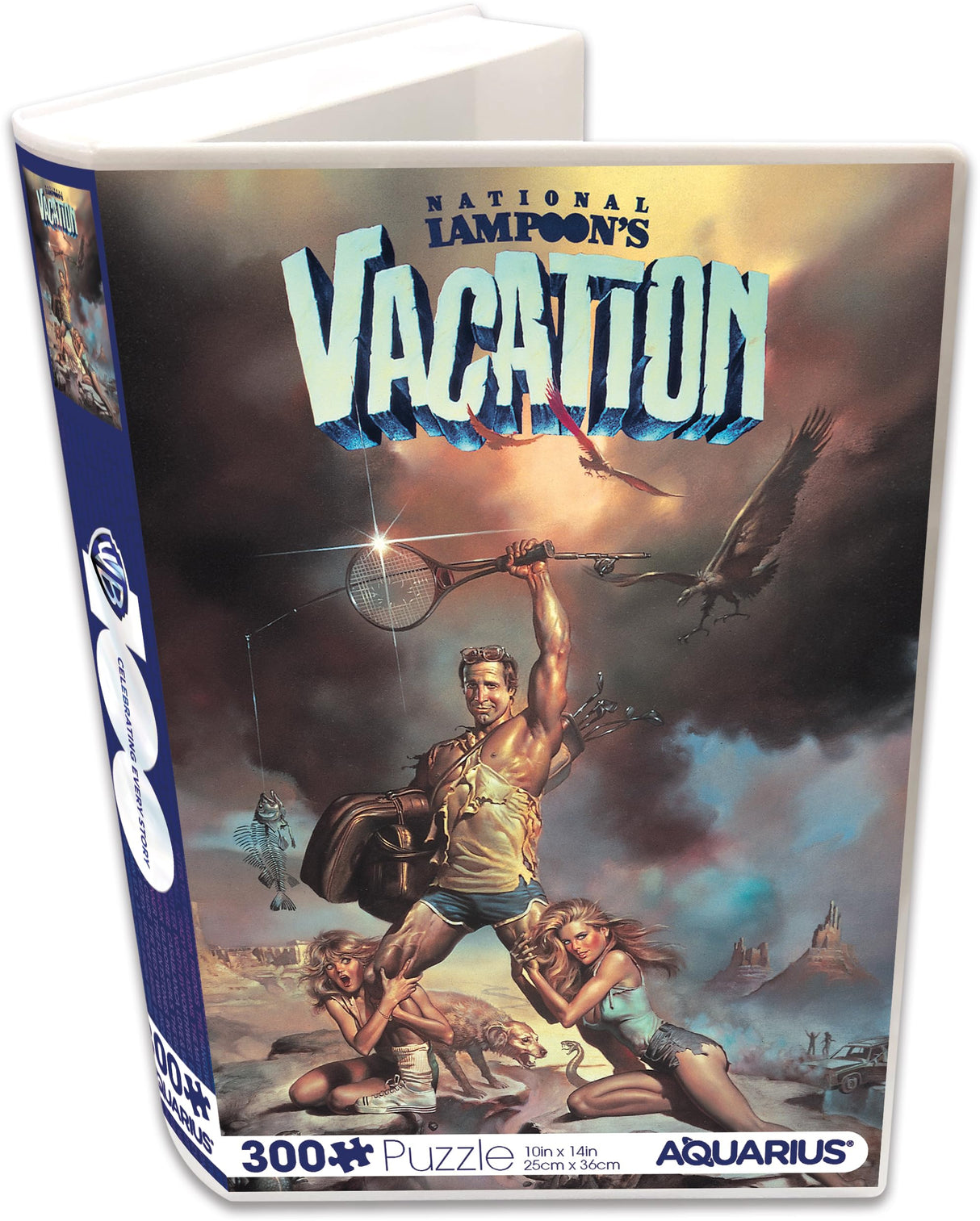 AQUARIUS National Lampoon's Vacation Movie Art Vuzzle (300 Piece Jigsaw Puzzle) - Glare Free - Precision Fit - Officially Licensed National Lampoon's Vacation Movie Merchandise & Collectibles 8.5x11.5 AQUARIUS