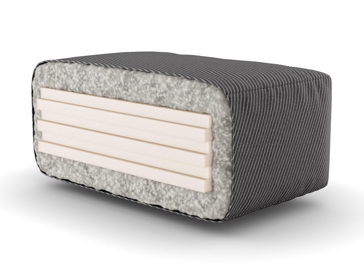 Prestige Furnishings Waikiki Platinum 10 Inch Cotton & Foam Futon Mattress - Black (Full Size, 54" x 75") Prestige Furnishings