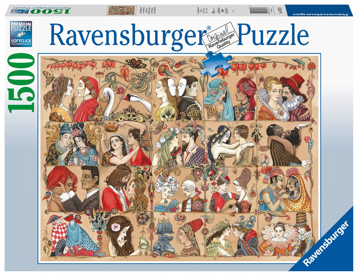 Ravensburger Love Through The Ages 1500 Piece Jigsaw Puzzle for Adults - 16973 - Every Piece is Unique, Softclick Technology Means Pieces Fit Together Perfectly Ravensburger