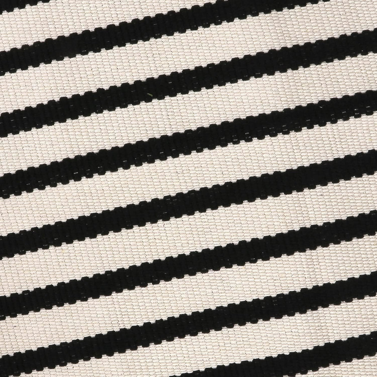 LEEVAN Black and White Striped Area Rug 3x5 ft Outdoor Patio Rugs Woven Washable Farmhouse Floor Carpet Front Porch Doormat for Bedroom/Courtyard/Laundry Room/Living Room LEEVAN